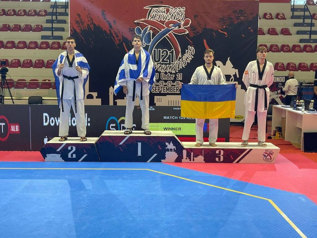 Ταεκβοντό: Γαλανόλευκη η κορυφή της Ευρώπης  - Πρώτος ο Θολιώτης, δεύτερος ο Παπαδόπουλος