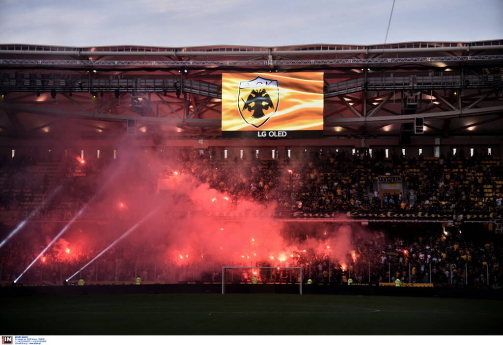 AEK: Γεμίζει και παίρνει «φωτιά» η ΟPAP Arena (photos)