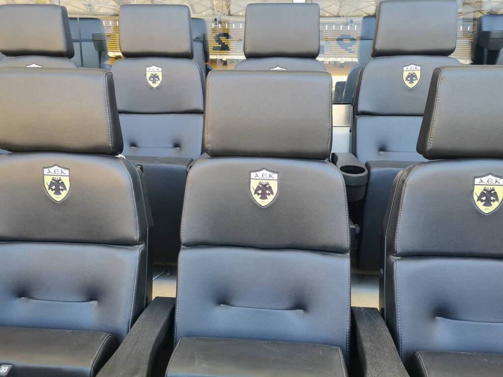 ΑΕΚ: Θέσεις με tablet στα VVIP στην «OPAP Arena» (photos)