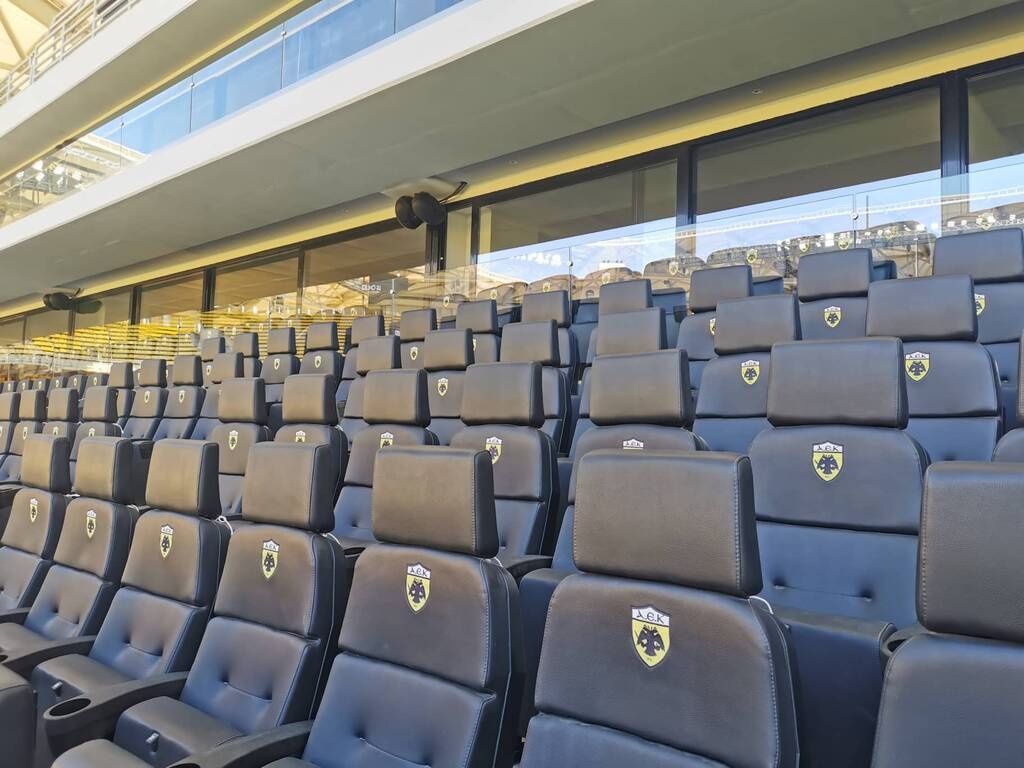 ΑΕΚ: Θέσεις με tablet στα VVIP στην «OPAP Arena» (photos)