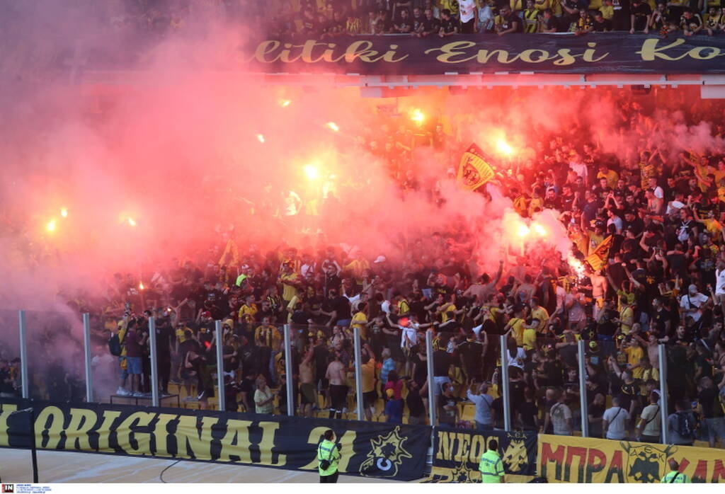 AEK: Γεμίζει και παίρνει «φωτιά» η ΟPAP Arena (photos)