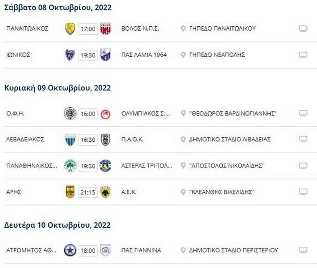 Μόνη δεύτερη η ΑΕΚ, στο +6 ο Παναθηναϊκός - Η βαθμολογία και η επόμενη αγωνιστική (photos)