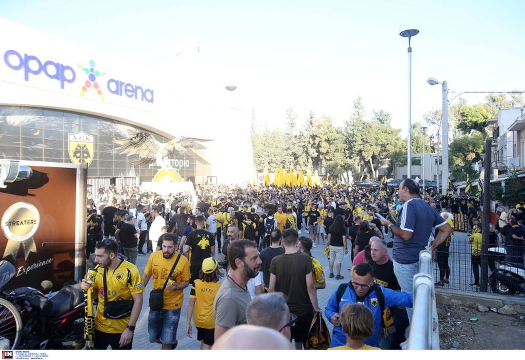 ΑΕΚ-Ιωνικός: Πήγαν στον κόσμο οι παίκτες - Οι πρώτες στιγμές από την OPAP Arena