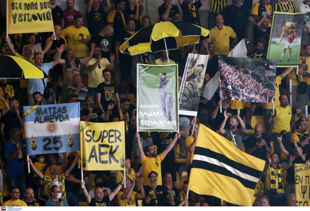 ΑΕΚ-Ιωνικός: Έγινε η νύχτα μέρα στην OPAP Arena - Συγκλονιστικό πανό, μαγική ατμόσφαιρα (photos)