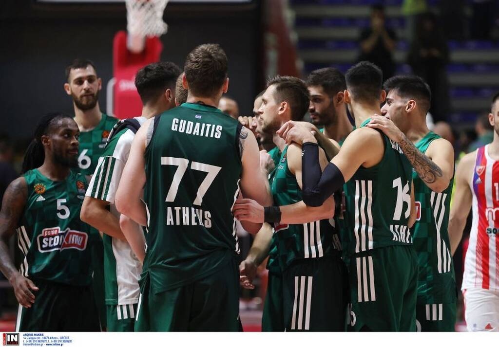 Ερυθρός Αστέρας-Παναθηναϊκός: Οι πανηγυρισμοί στη Χάλα Πιονίρ και ο ηγέτης Γκριγκόνις (video+photos)