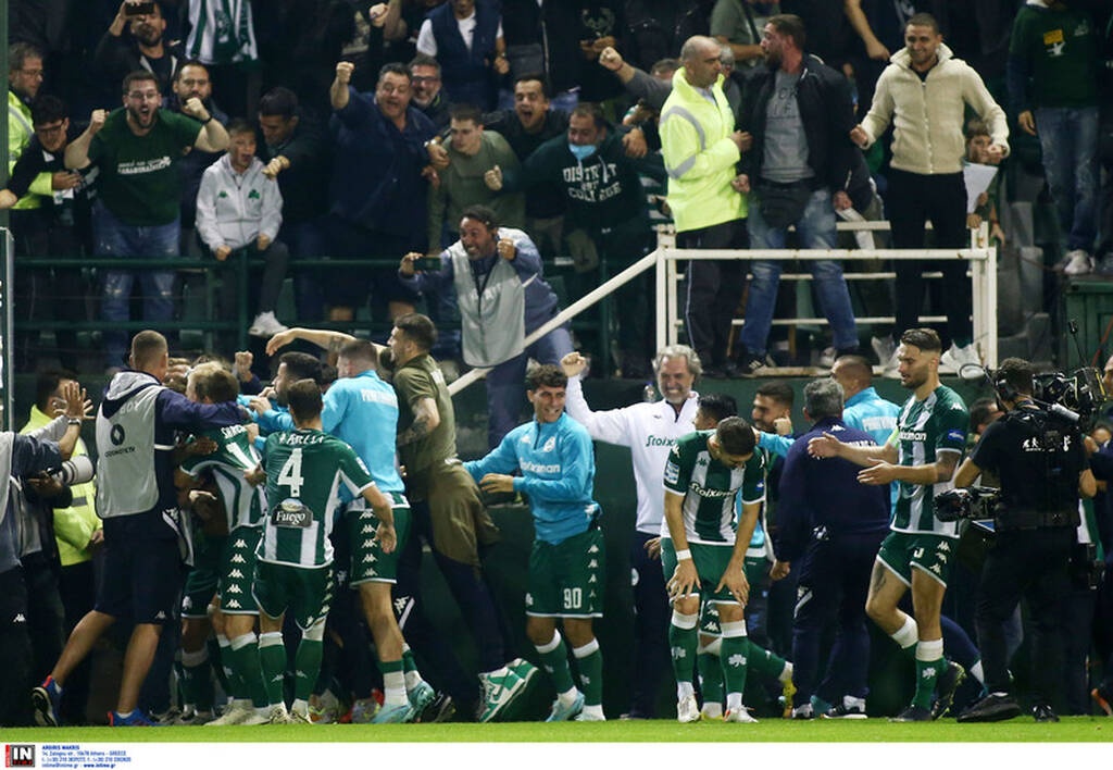 Παναθηναϊκός-Άρης: Τρελά πανηγύρια παικτών και οπαδών