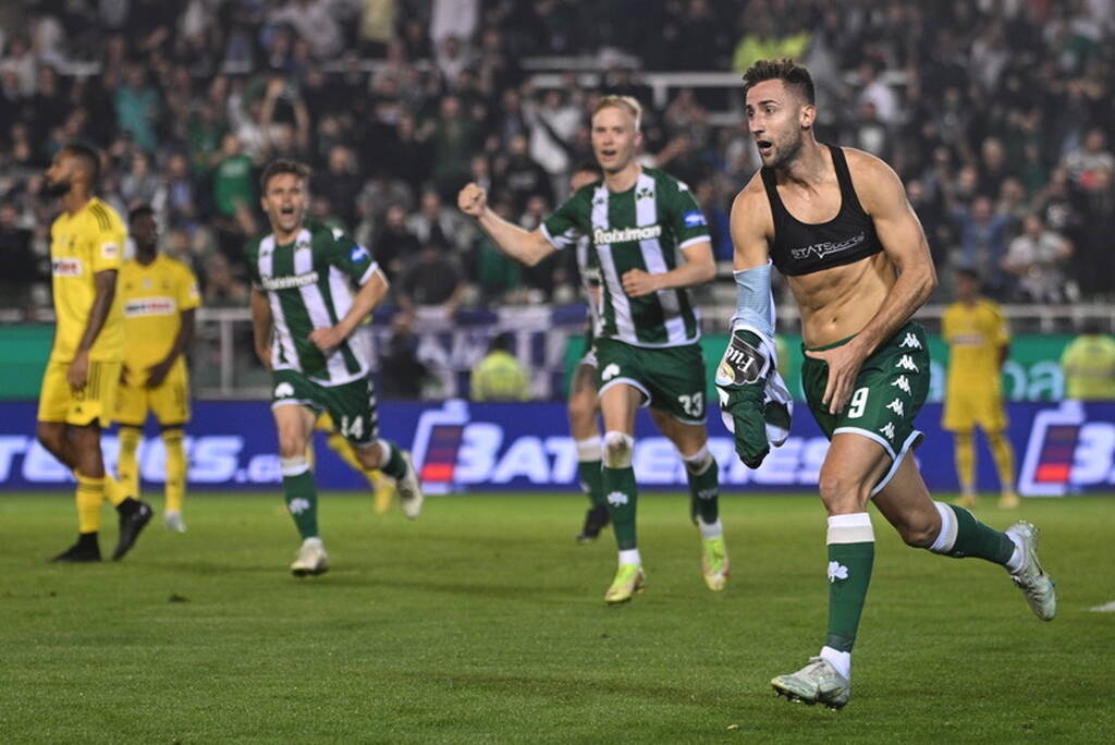 Παναθηναϊκός-Άρης: Τρελά πανηγύρια παικτών και οπαδών