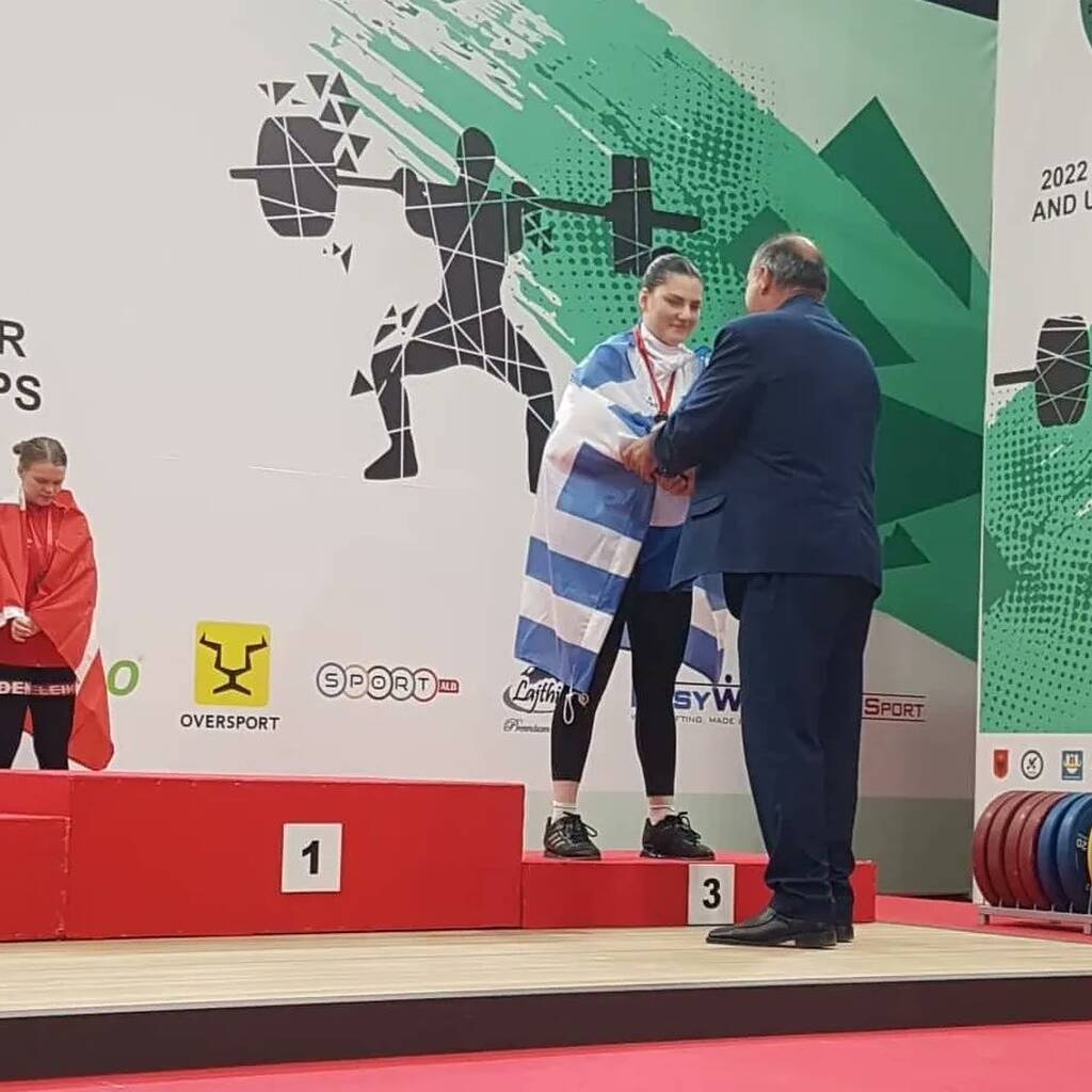 Άρση Βαρών - Ευρωπαϊκό Πρωτάθλημα Κ23: Δύο χάλκινα μετάλλια η Δέσποινα Χαριτοπούλου στην Αλβανία