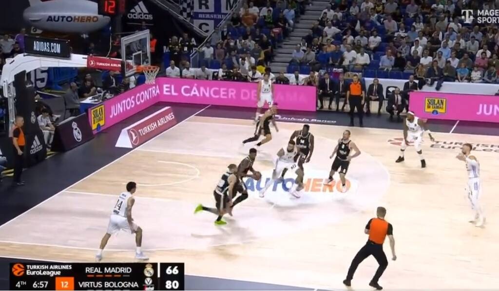 Euroleague: Παραδέχθηκε πως για 7 λεπτά Ρεάλ και Βίρτους έπαιζαν με λάθος σκορ (video)