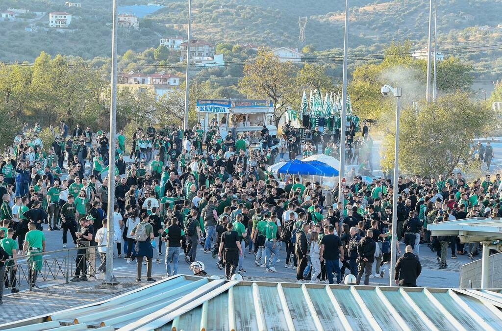 Βόλος-Παναθηναϊκός: Λεωφόρος το Πανθεσσαλικό, πάνω από 15.000 «πράσινοι» στις εξέδρες