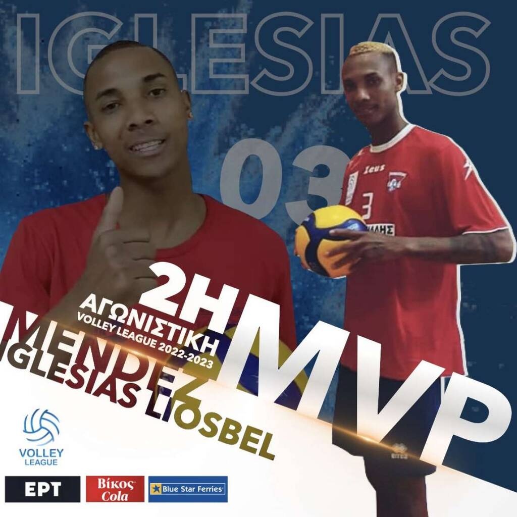 Volley League: O Λιοσμπέλ Ινγκλέσιας Μέντεζ του Αριστοτέλη Σκύδρας ο MVP της 2ης «στροφής»