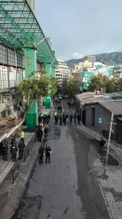 Παναθηναϊκός-Ολυμπιακός: Μαζεύεται ο κόσμος, δρακόντεια μέτρα ασφαλείας (Video+Photos)