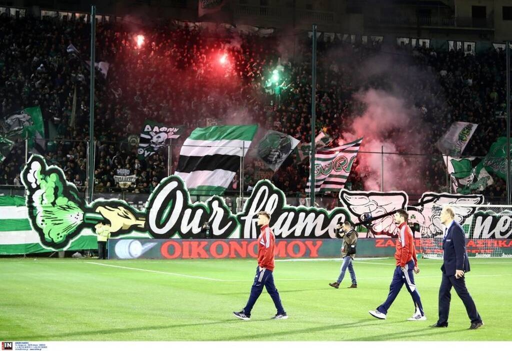 Παναθηναϊκός - Ολυμπιακός: Ατμόσφαιρα που κόβει την ανάσα στη Λεωφόρο (video+photos)