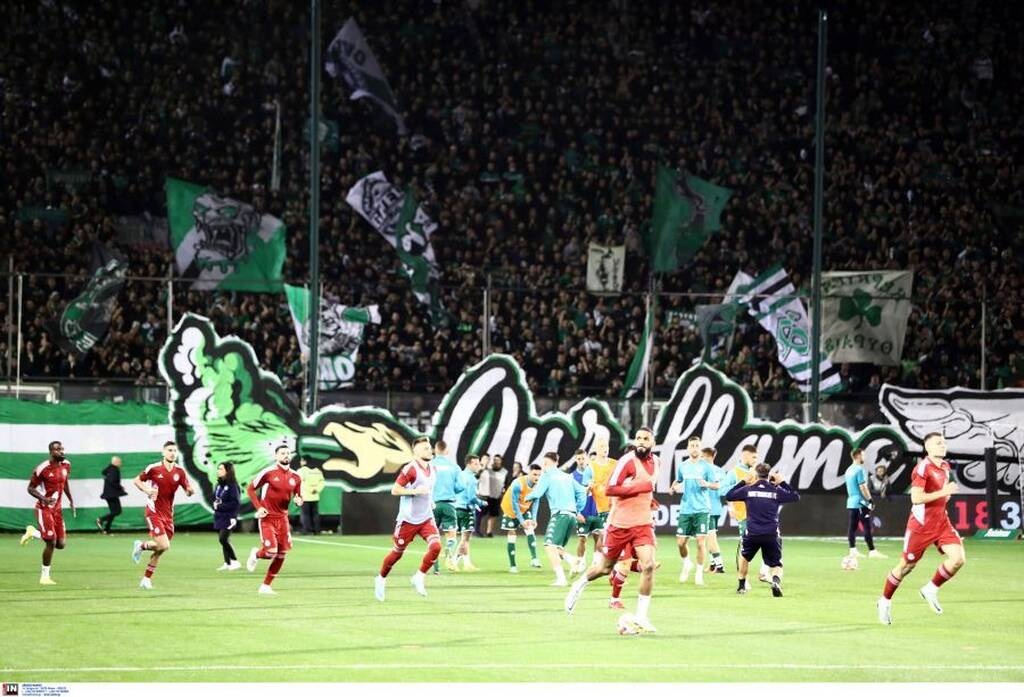 Παναθηναϊκός - Ολυμπιακός: Ατμόσφαιρα που κόβει την ανάσα στη Λεωφόρο (video+photos)