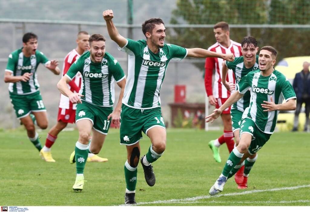 Παναθηναϊκός - Ολυμπιακός (Κ19) 1-0: «Χόρεψε» στη βροχή με Ζεϊμπέκη στο 91'