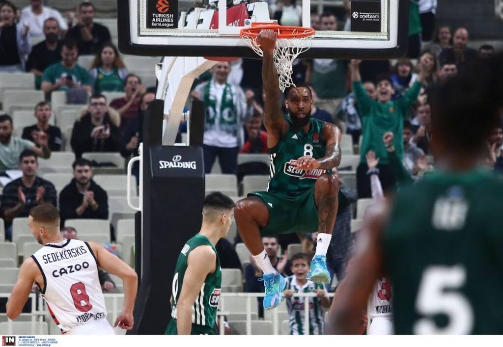 Παναθηναϊκός-Μπασκόνια 98-83: Απολαυστικοί οι «πράσινοι» κατάπιαν τους Βάσκους στο ΟΑΚΑ