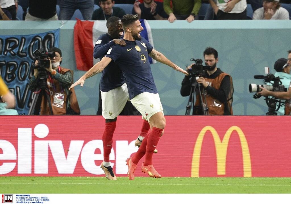 Μουντιάλ 2022: Γαλλία-Αυστραλία 4-1: Ανατροπή με τεσσάρα οι Παγκόσμιοι Πρωταθλητές (photos+videos)