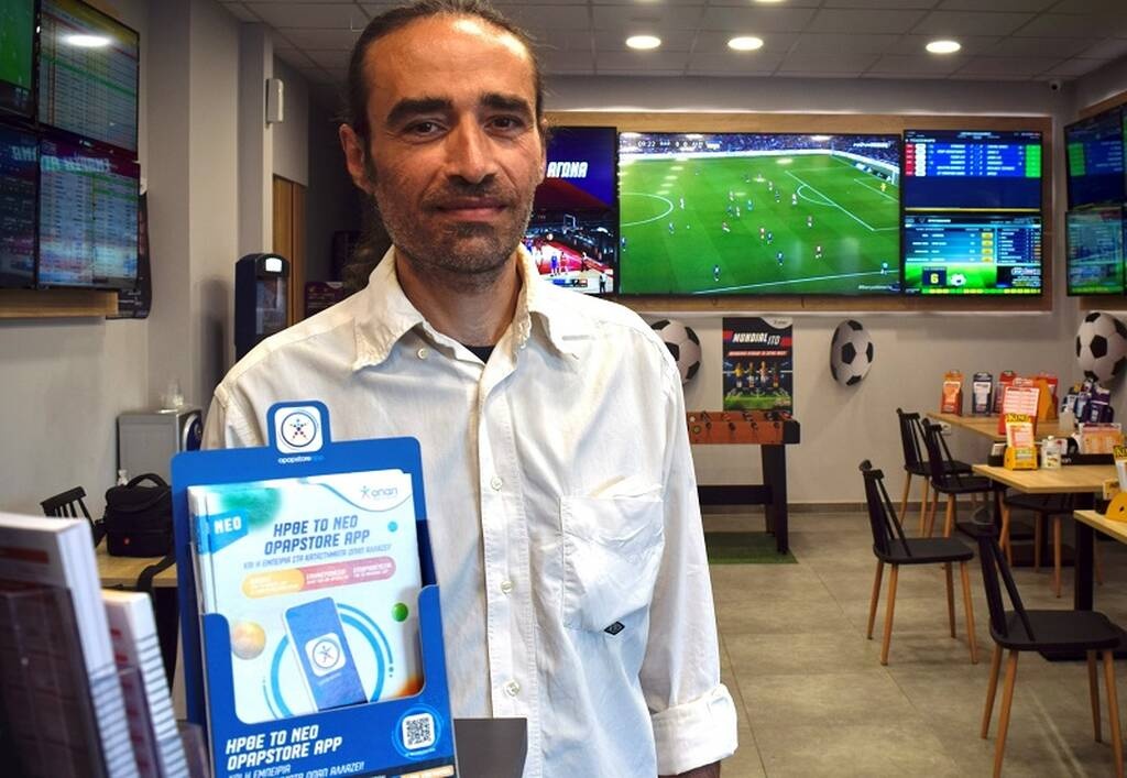 Βασίλης Χαλίκης, ιδιοκτήτης καταστήματος ΟΠΑΠ στη Νέα Μάκρη