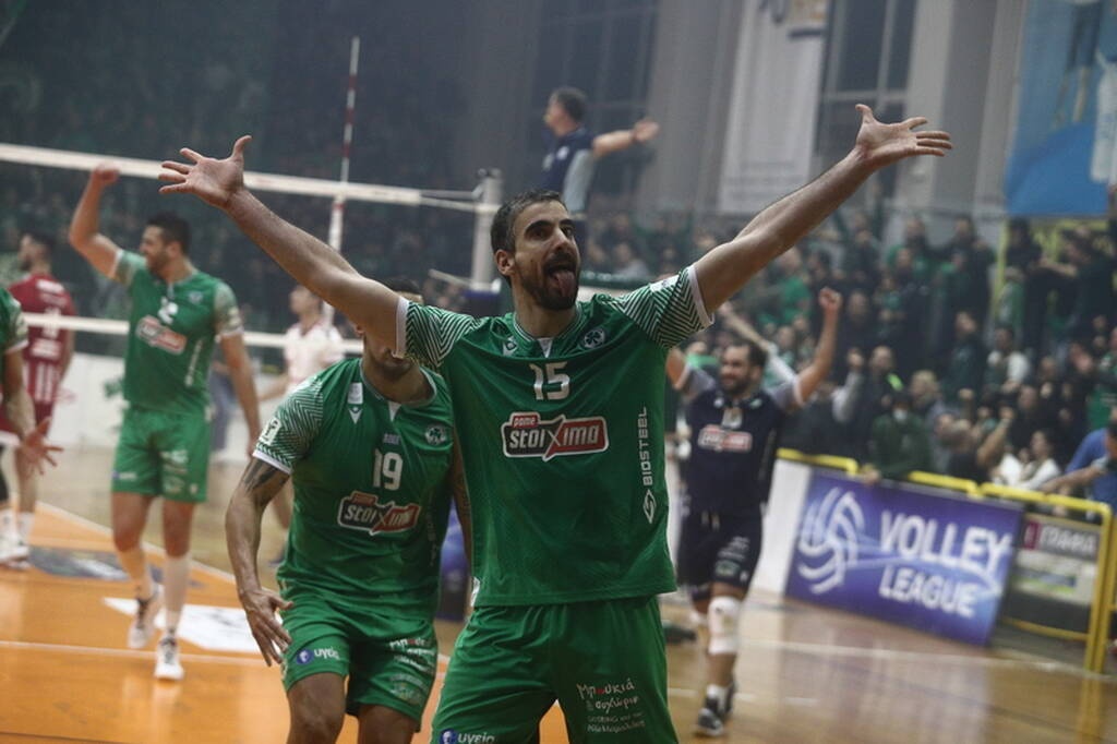 Volley League ανδρών: «Μαχητική ψυχή» ο Παναθηναϊκός - Τεράστια ανατροπή κόντρα στον Ολυμπιακό