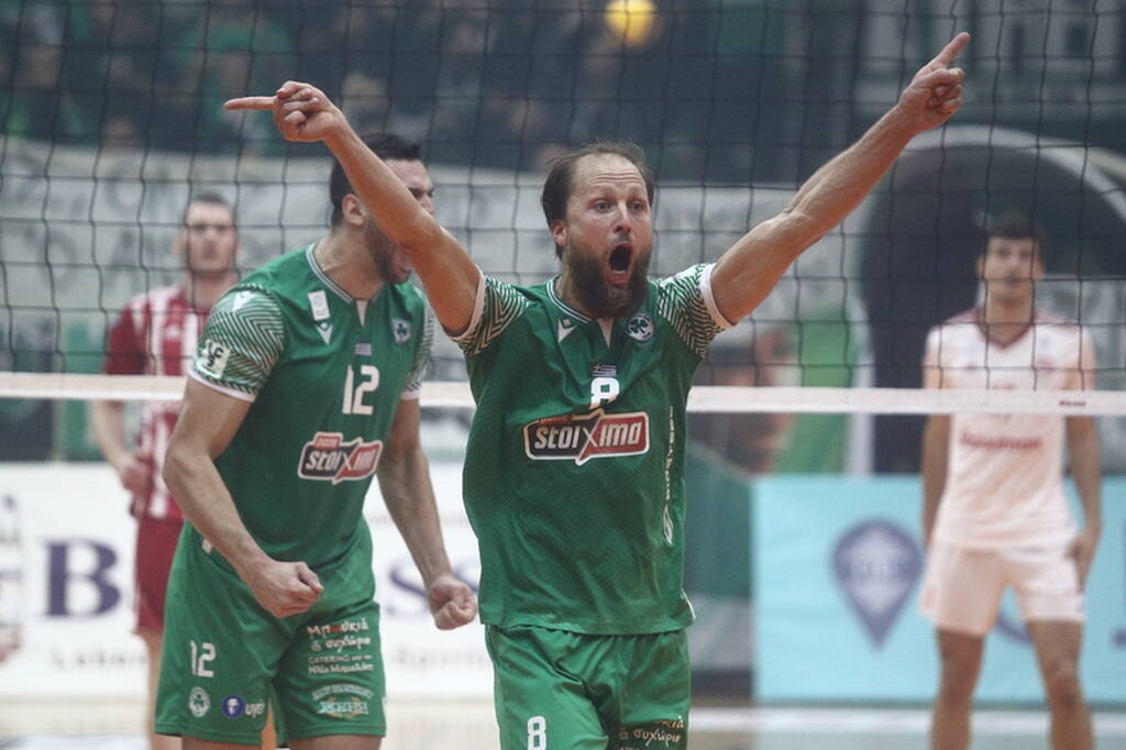 Volley League ανδρών: «Μαχητική ψυχή» ο Παναθηναϊκός - Τεράστια ανατροπή κόντρα στον Ολυμπιακό