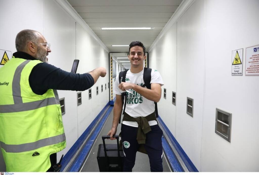 Παναθηναϊκός: «Πέταξε» για Κύπρο, μετά την «συνάντηση» με τον Ολυμπιακό στο «Ελ. Βενιζέλος» (pics)