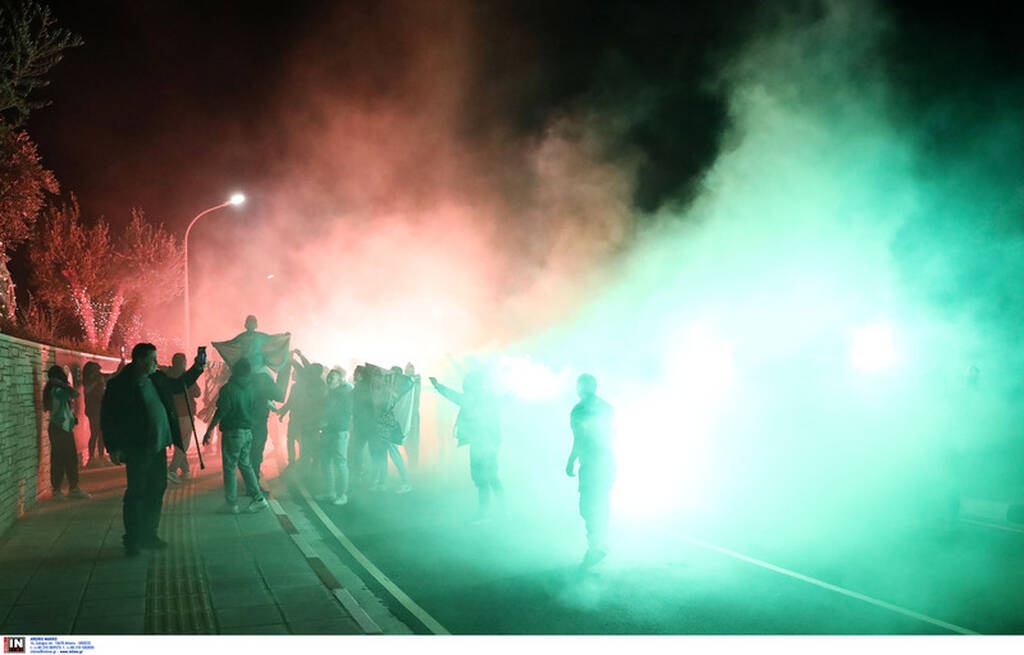 Παναθηναϊκός: Θερμή υποδοχή από τον κόσμο - «Η Κύπρος είναι πράσινη Παναθηναϊκέ» (video+photos)