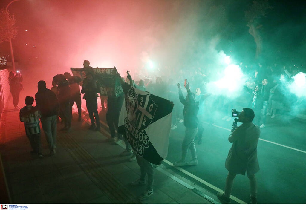 Παναθηναϊκός: Θερμή υποδοχή από τον κόσμο - «Η Κύπρος είναι πράσινη Παναθηναϊκέ» (video+photos)