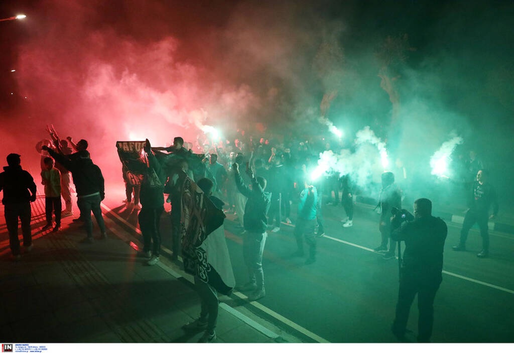 Παναθηναϊκός: Θερμή υποδοχή από τον κόσμο - «Η Κύπρος είναι πράσινη Παναθηναϊκέ» (video+photos)