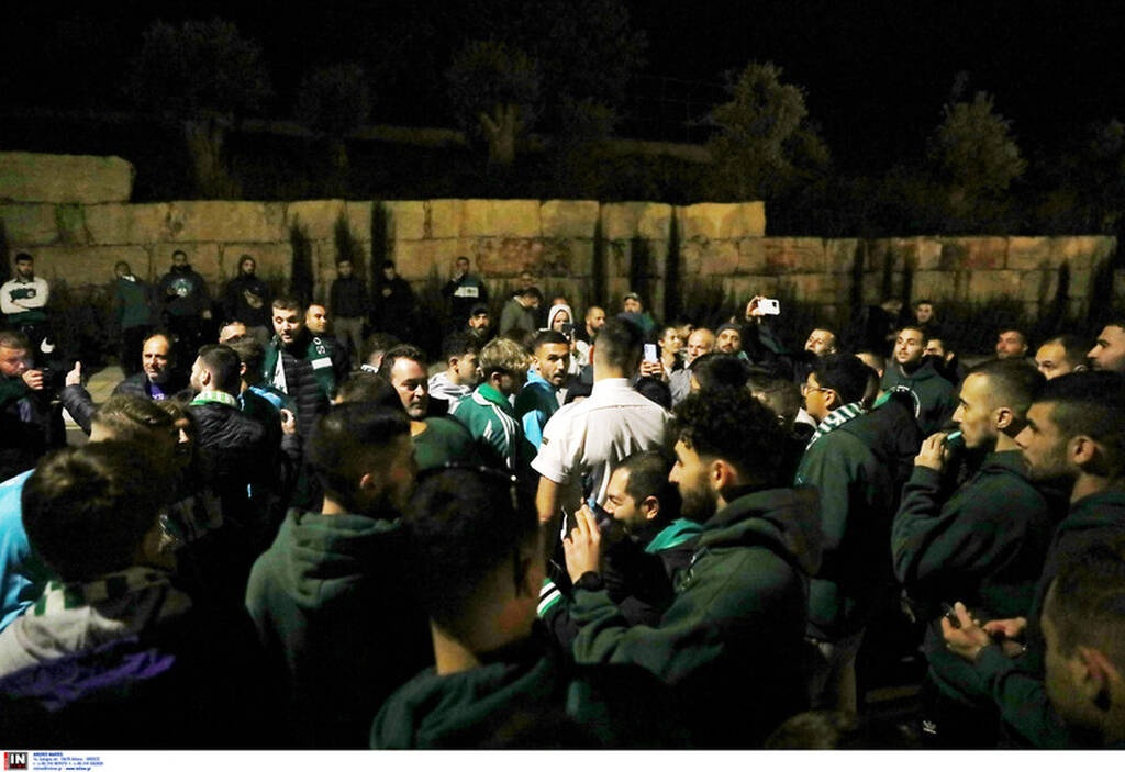 Παναθηναϊκός: Θερμή υποδοχή από τον κόσμο - «Η Κύπρος είναι πράσινη Παναθηναϊκέ» (video+photos)