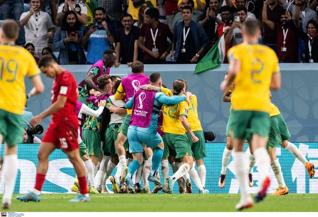 Μουντιάλ 2022 - Αυστραλία-Δανία 1-0: Ο Λέκι έστειλε τα «καγκουρό» στους «16» (video)