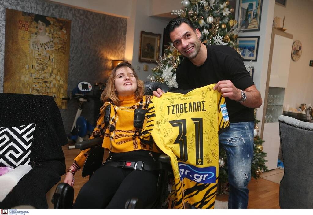 ΑΕΚ: Η ξεχωριστή επίσκεψη του Τζαβέλλα (photos)