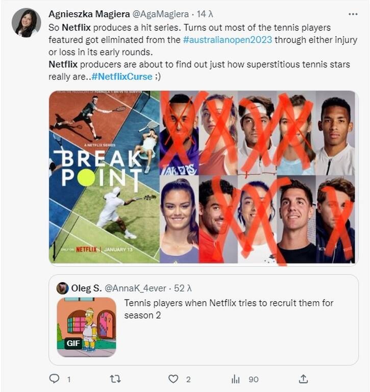 Australian Open: Τρόμος για την... κατάρα του Netflix - Η Σάκκαρη στους 3 «επιζώντες» (photos)