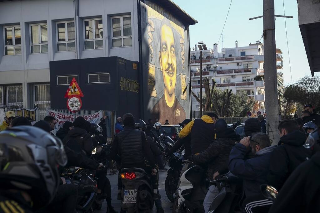 Άρης - ΠΑΟΚ: Πορεία διαμαρτυρίας για τις διαιτησίες με Ολυμπιακό πριν το ντέρμπι (photos)