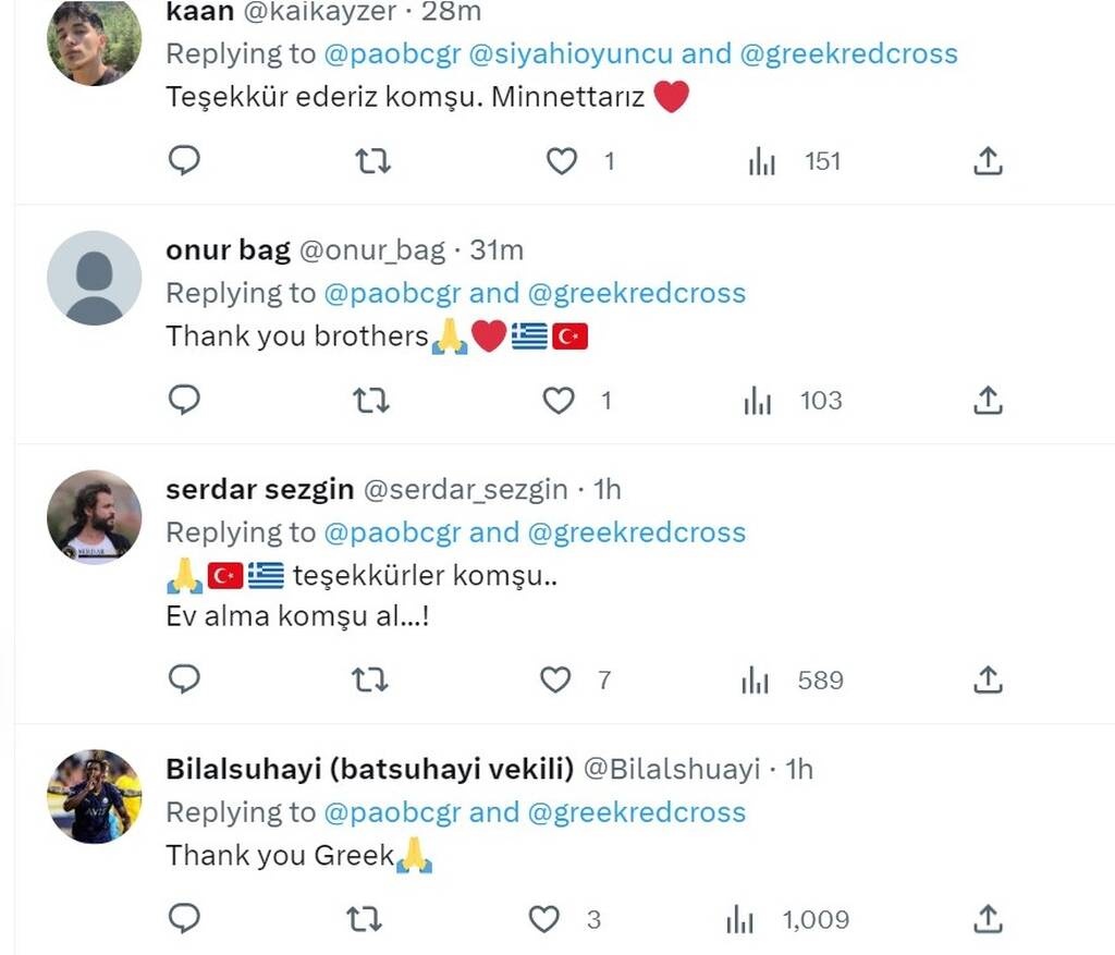 Παναθηναϊκός: «Επίθεση» αγάπης από Τούρκους: «Ο Θεός να ευλογεί εσάς και την ομάδα σας»