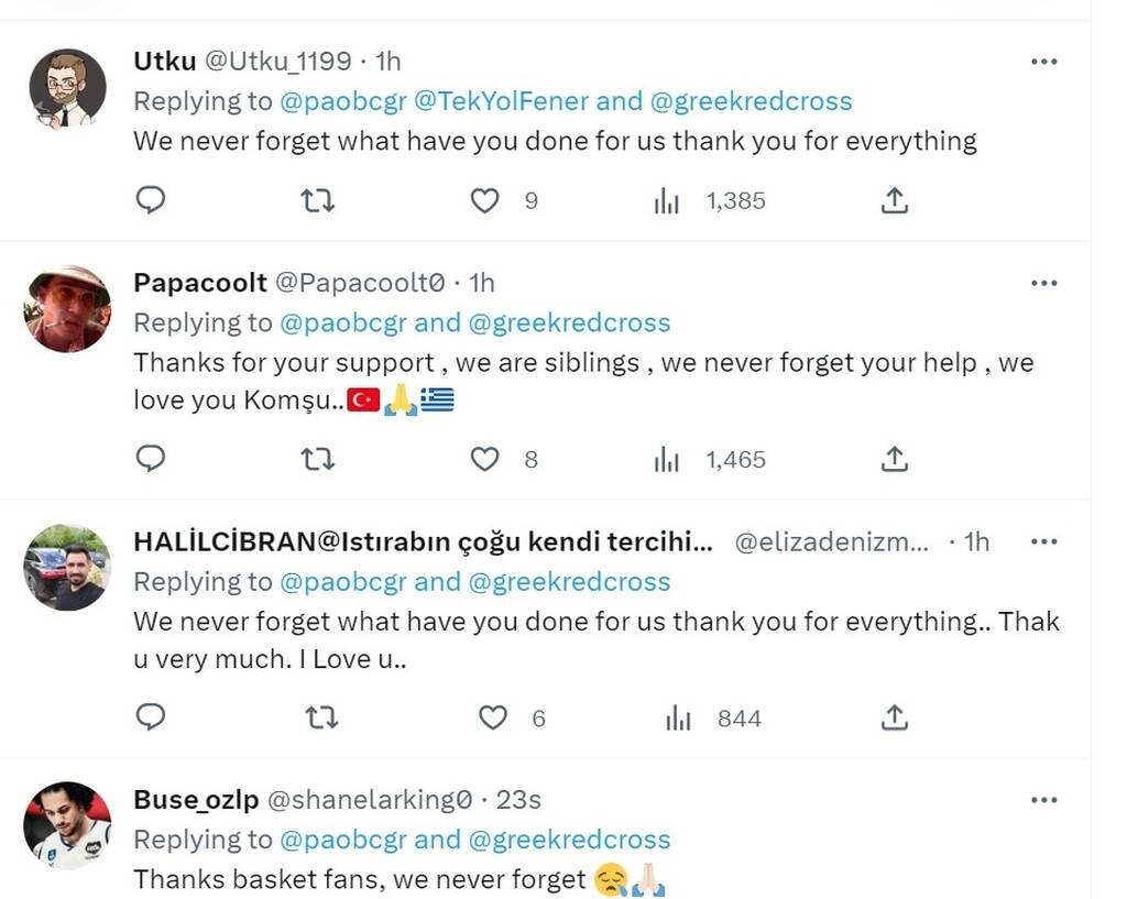 Παναθηναϊκός: «Επίθεση» αγάπης από Τούρκους: «Ο Θεός να ευλογεί εσάς και την ομάδα σας»