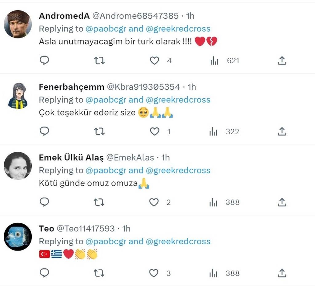 Παναθηναϊκός: «Επίθεση» αγάπης από Τούρκους: «Ο Θεός να ευλογεί εσάς και την ομάδα σας»