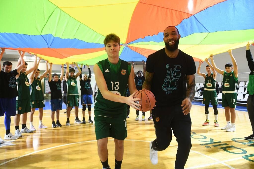 Μια ομάδα η ΚΑΕ Παναθηναϊκός, η PAO BC Academy και τα Special Olympics HELLAS