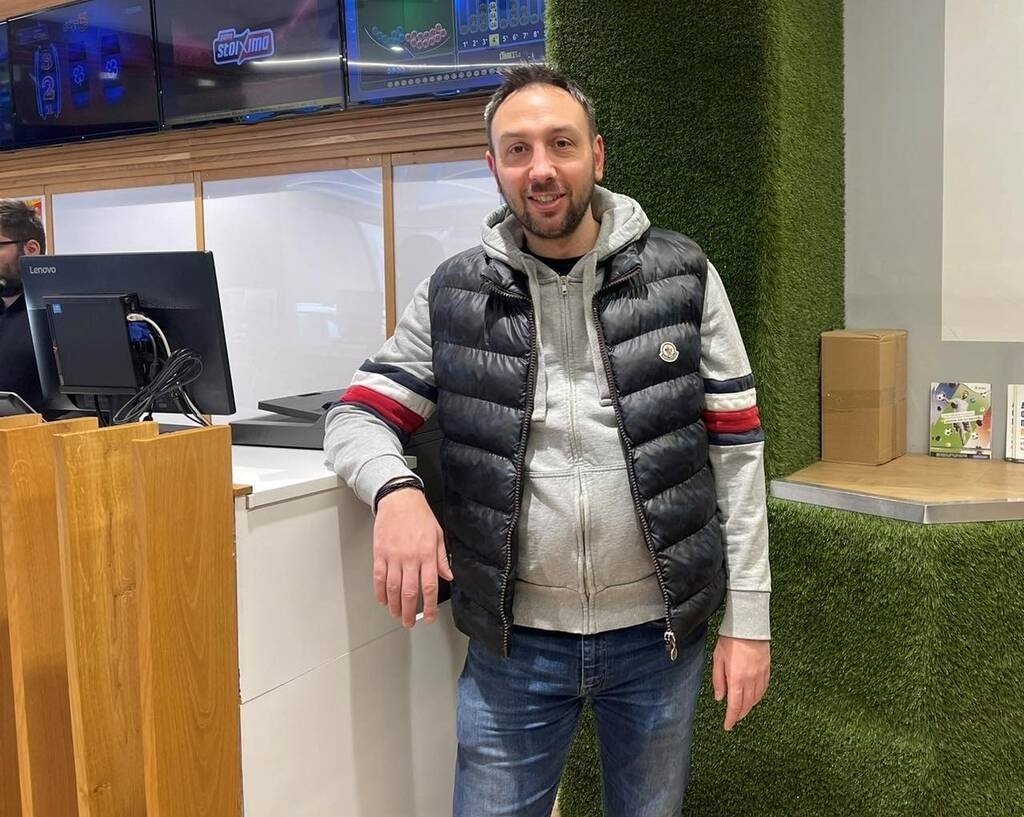 Κωνσταντίνος Μανουσαρίδης, ιδιοκτήτης του τυχερού καταστήματος ΟΠΑΠ στη Νεάπολη Θεσσαλονίκης