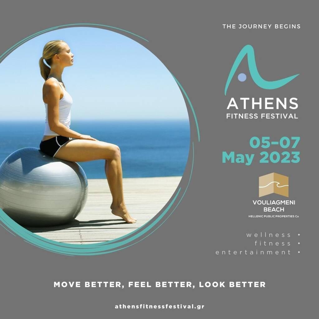To ATHENS FITNESS FESTIVAL 2023 ξεκινά! 05-07 Μαΐου στην Ακτή Βουλιαγμένης!