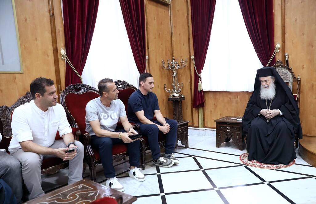 Παναθηναϊκός: Επίσκεψη στο Πατριαρχείο Ιεροσολύμων πριν το ματς με την Μακάμπι Χάιφα