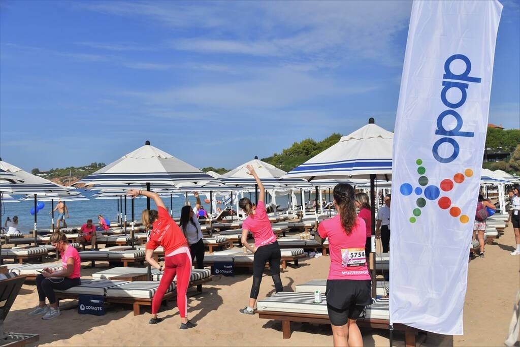 Xαλαρωτικό πρόγραμμα διατάσεων αποθεραπείας από τον ΟΠΑΠ για τις συμμετέχουσες στο Ladies Run