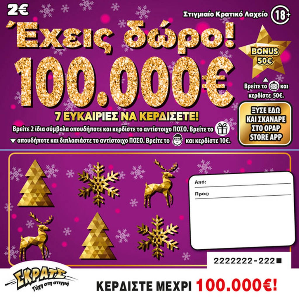Το δώρο της ζωής του από κατάστημα ΟΠΑΠ στη Νίκαια