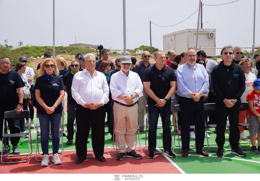 QUALCO FOUNDATION HOPEGENESIS ΟΜΑΔΑ ΑΙΓΑΙΟΥ ΕΓΚΑΝΙΑ ΠΟΛΥΓΗΠΕΔΟ ΑΓΑΘΟΝΗΣΙ Ντενίζ Τσιμή, Ευάγγελος Κόττορος, Ορέστης Τσακαλώτος, Θοδωρής Ψιλόπουλος, Νίκος Κοντόπουλος, Στέφανος Χανδακάς