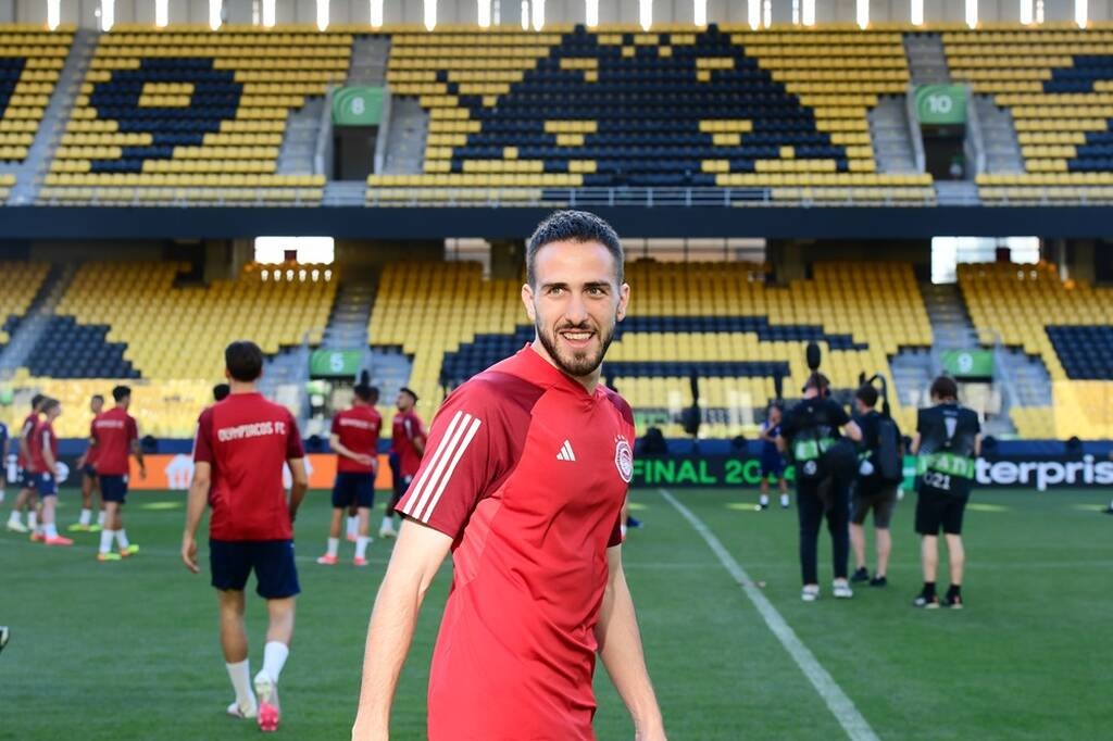 Τελικός Conference League, Ολυμπιακός – Φιορεντίνα: Η προπόνηση των «ερυθρόλευκων» στην «OPAP Arena»