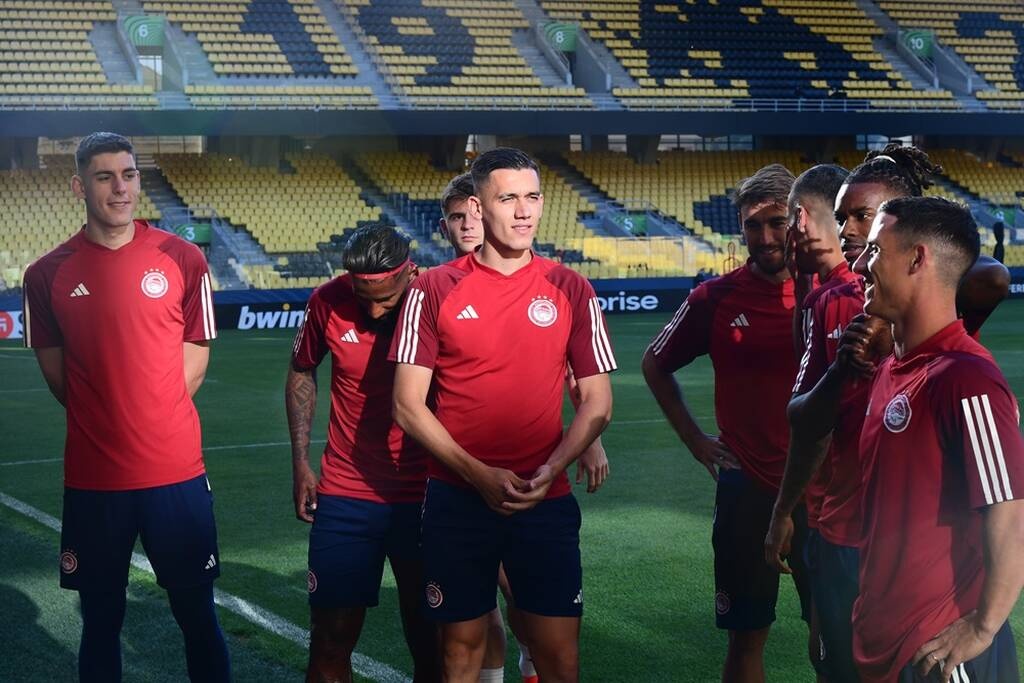 Τελικός Conference League, Ολυμπιακός – Φιορεντίνα: Η προπόνηση των «ερυθρόλευκων» στην «OPAP Arena»