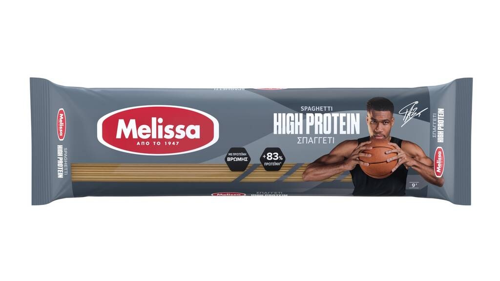 Νέα Ζυμαρικά Melissa Boost & Melissa High Protein με την υπογραφή του Γιάννη Αντετοκούνμπο