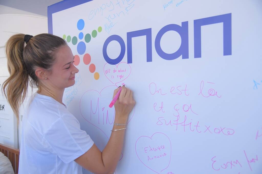 Η ΟΠΑΠ Champion Κορίνα Πολίτη γράφει το δικό της μήνυμα στον πίνακα του ΟΠΑΠ