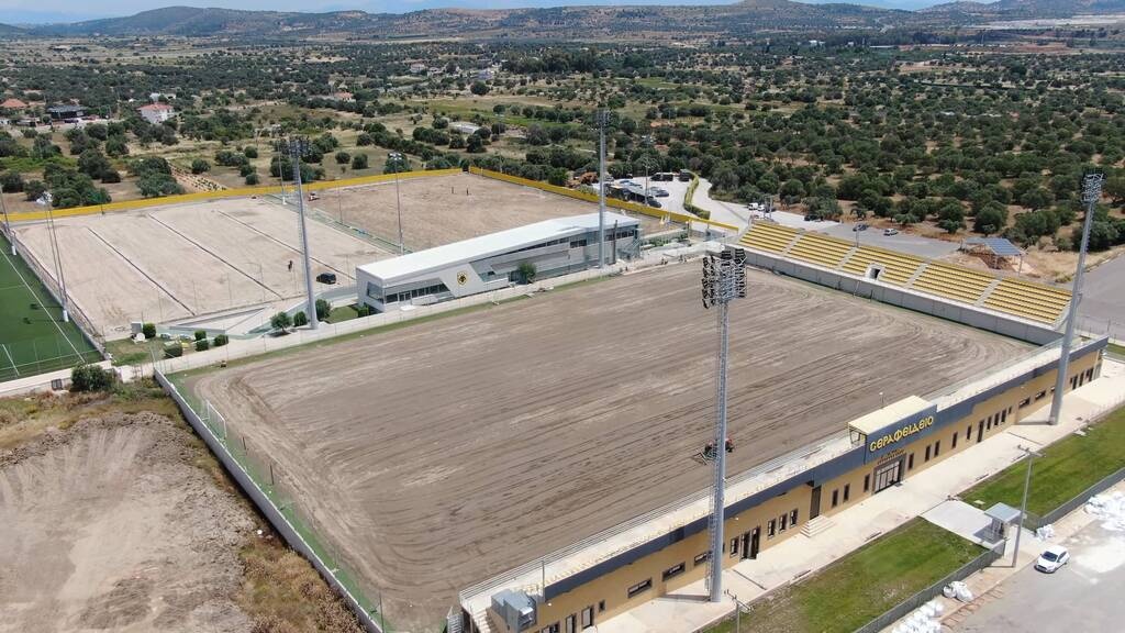 ΑΕΚ: Εκτεταμένες εργασίες στα Σπάτα, αλλάζει ριζικά η υποδομή των γηπέδων - Δείτε βίντεο