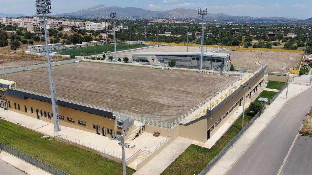 ΑΕΚ: Εκτεταμένες εργασίες στα Σπάτα, αλλάζει ριζικά η υποδομή των γηπέδων - Δείτε βίντεο