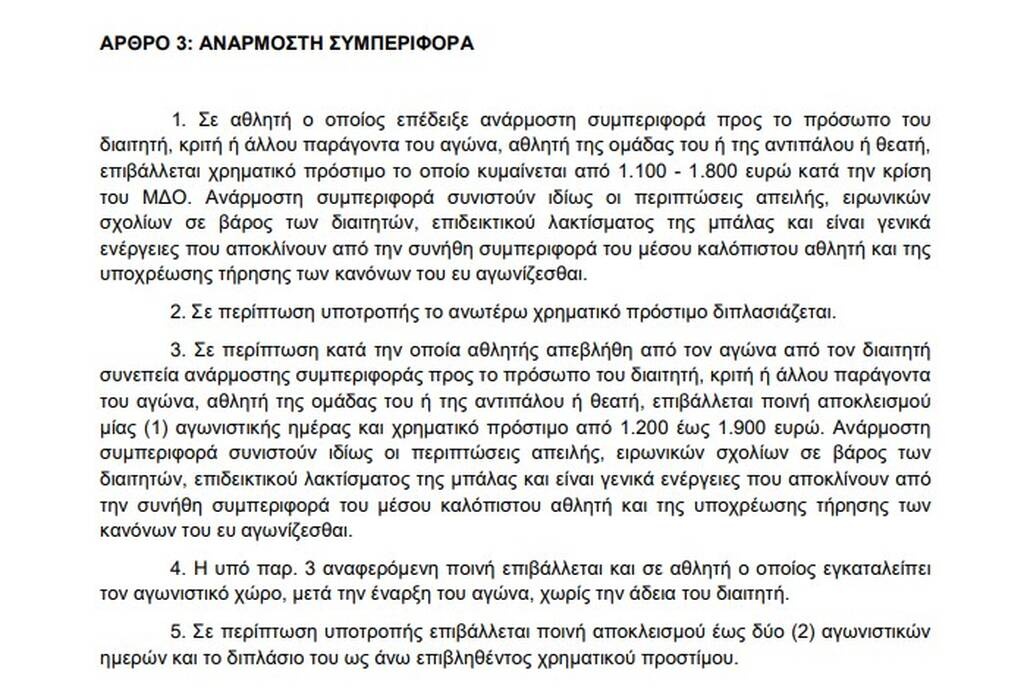 Παναθηναϊκός - Ολυμπιακός: Οι ποινές με τις οποίες κινδυνεύει ο Φουρνιέ για την αισχρή χειρονομία